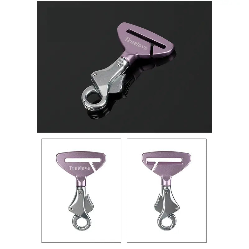 Fluffin DriveSafe® – Boucle de sécurité automobile en alliage d’aluminium pour chien